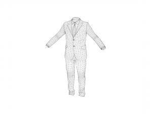 business suit man Modelo 3D