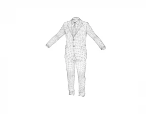 business suit man 3D Model