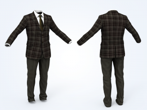 business suit man Model 3D