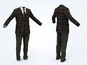 business suit man 3D Model