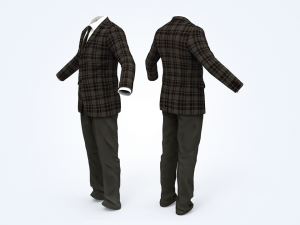 business suit man Model 3D