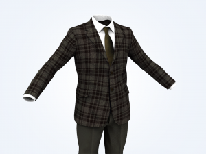 business suit man Model 3D