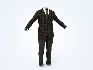 business suit man Model 3D