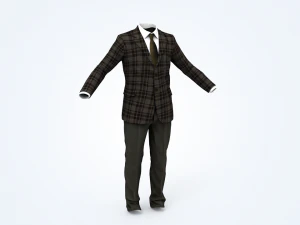 business suit man 3D Model