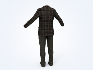 business suit man Model 3D