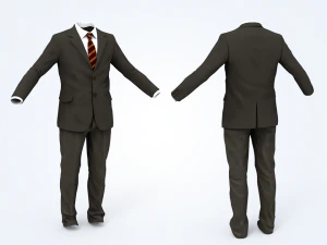 business suit man 3D Model
