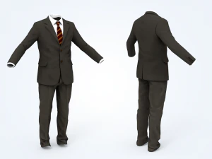business suit man 3D Model