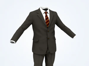 business suit man 3D Model