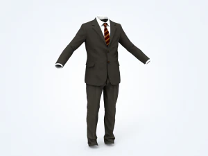 business suit man 3D Model