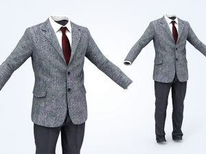 business suit man 3Dモデル