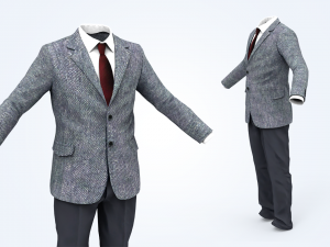 business suit man 3D Model