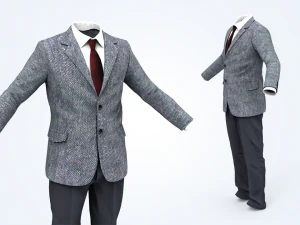business suit man 3D Model
