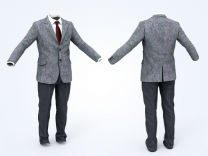 business suit man 3D Model