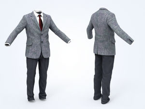 business suit man 3D Model