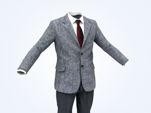 business suit man 3D Model