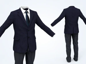 business suit man 3D Model