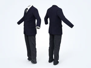 business suit man 3D Model