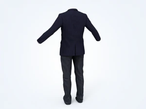 business suit man 3D Model
