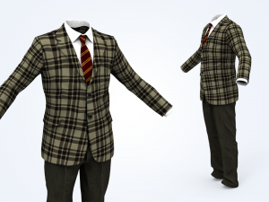 business suit man 3Dモデル