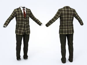 business suit man 3Dモデル