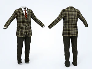 business suit man 3D Model