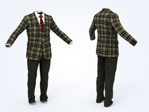 business suit man 3Dモデル
