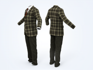 business suit man 3Dモデル