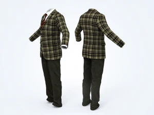 business suit man 3D Model