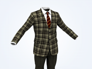 business suit man 3Dモデル