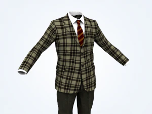 business suit man 3D Model