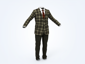 business suit man 3Dモデル