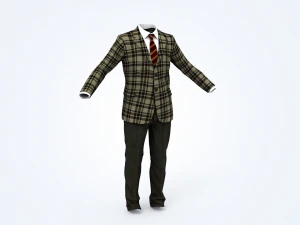 business suit man 3D Model