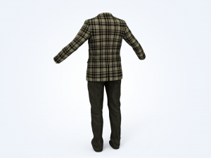 business suit man 3Dモデル