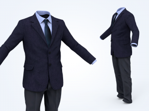 business suit man 3D-Modell