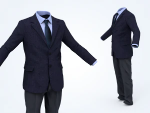 business suit man 3D Model