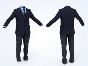 business suit man 3D Model