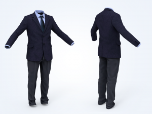 business suit man 3D-Modell