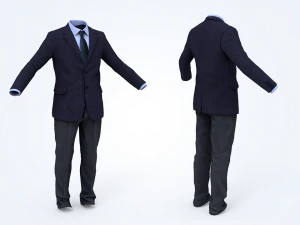 business suit man 3D Model