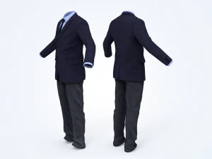 business suit man 3D Model