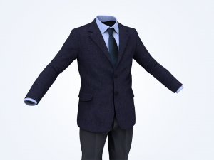 business suit man 3D-Modell