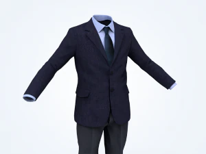 business suit man 3D Model