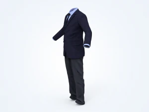 business suit man 3D Model
