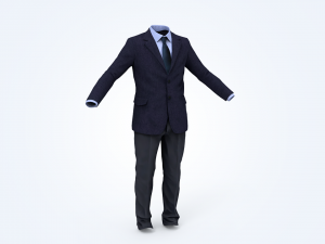 business suit man 3D-Modell