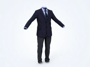 business suit man 3D Model