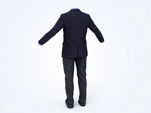 business suit man 3D Model