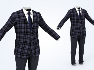 business suit man 3Dモデル