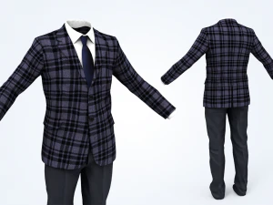 business suit man 3D Model