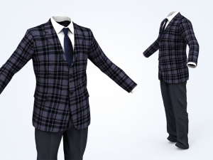 business suit man Modèle 3D