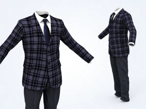 business suit man 3D Model