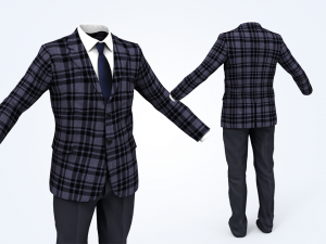 business suit man Modèle 3D
